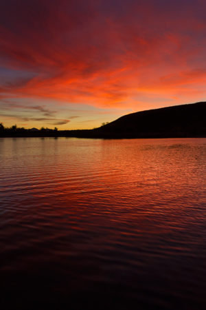 Patagonia Lake Sunset