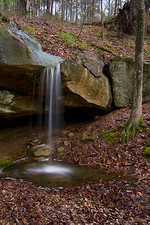 Waterfall in Zaleski SF