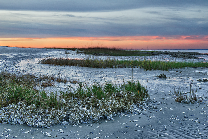 Sunset on the Oysters Sunset on the Oysters